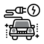 Illustration of a car on a hydraulic lift, commonly used in auto repair shops for maintenance and inspections.