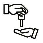 Illustration of a car on a hydraulic lift, commonly used in auto repair shops for maintenance and inspections.