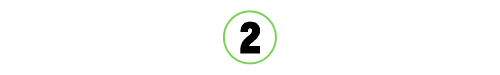 Green circle with the number two prominently displayed in black, suitable for use in educational or promotional materials.